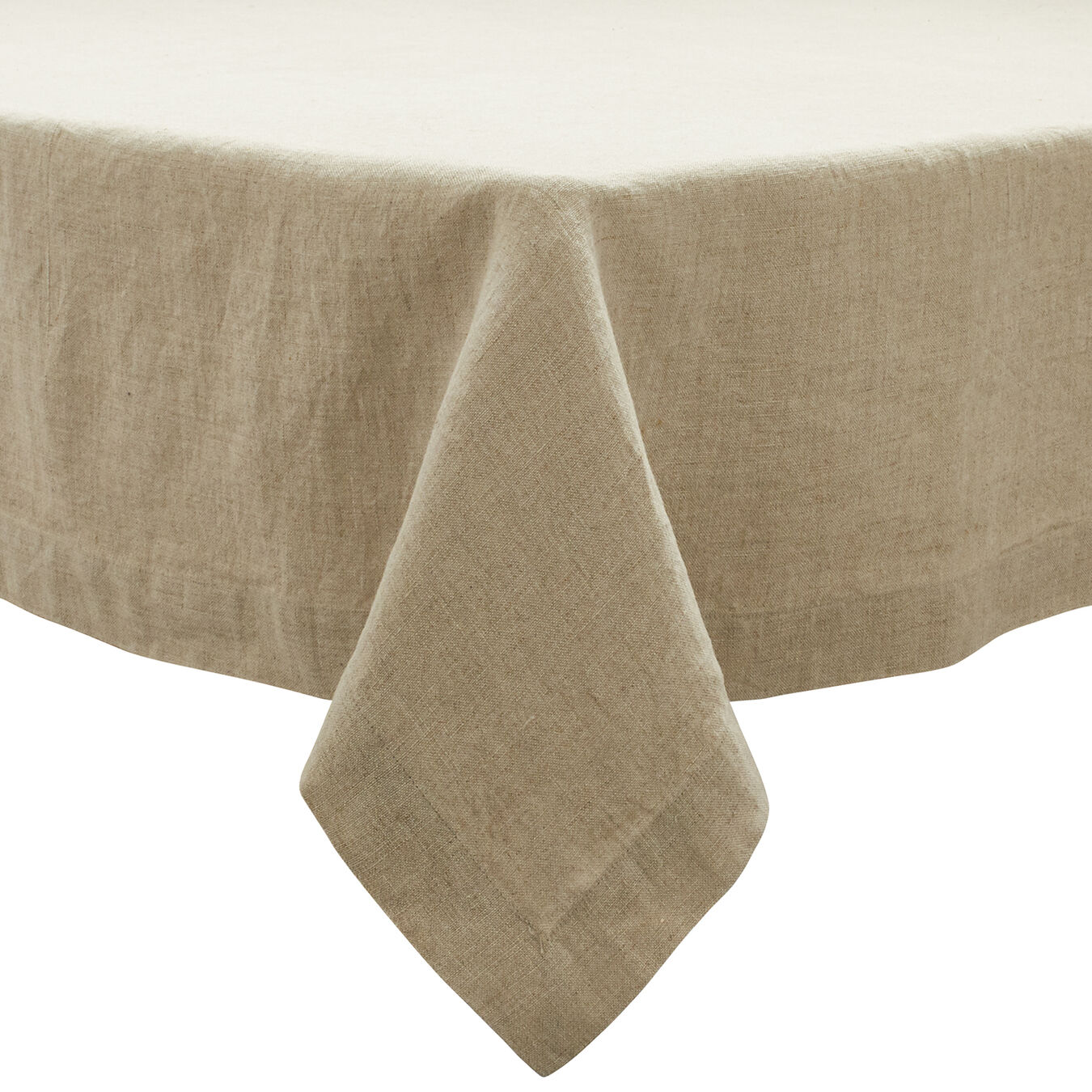 100% Pure Linen White Tablecloth for Indoor and Outdoor use Solino Home Hemstitch Linen Tablecloth 60 x 108 Inch 